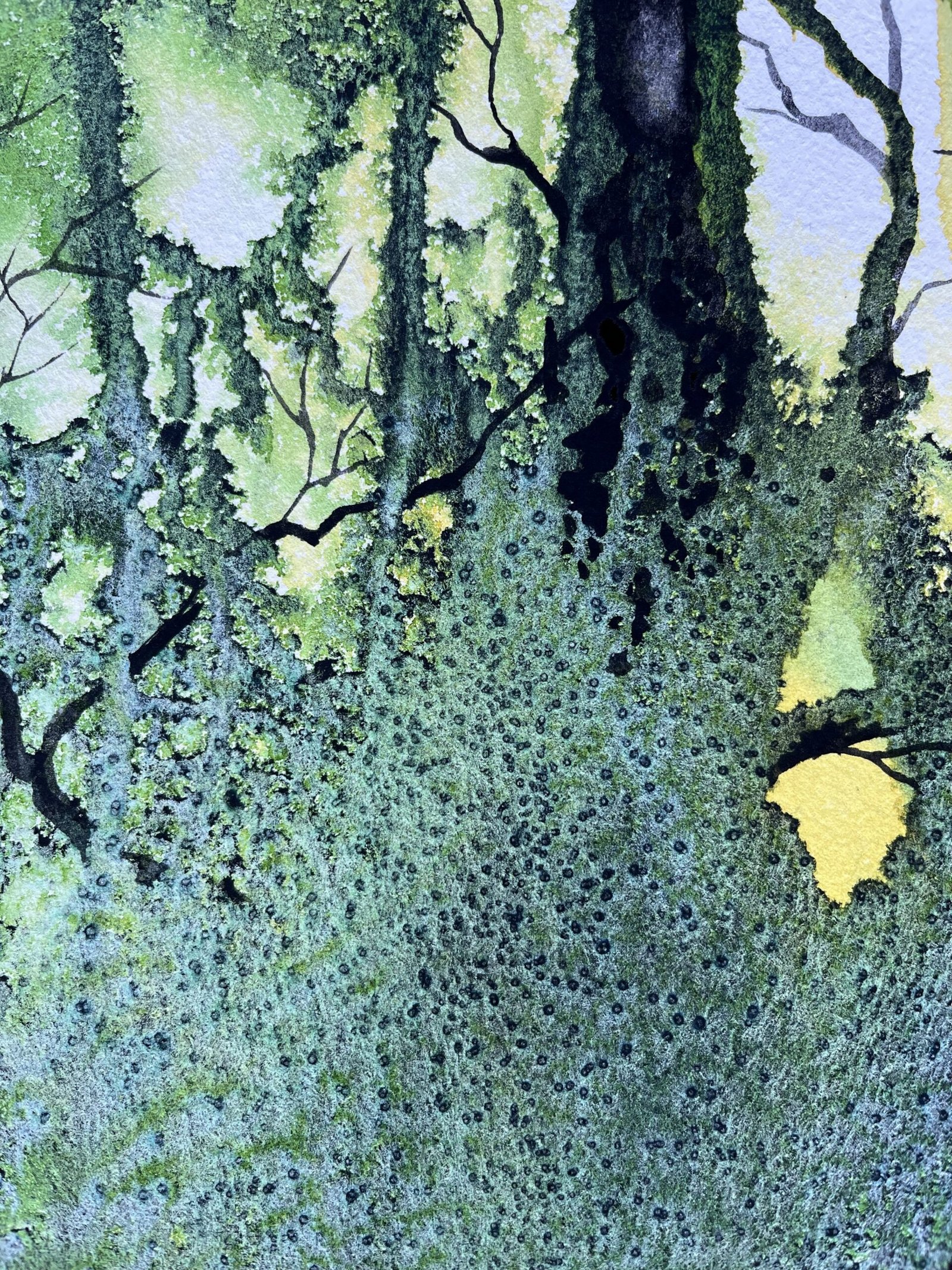 Yellowgreen Black Tree – Bild 4